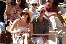 2025 French Open - Celebrities In Stands Day 6 NB