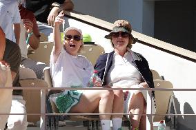 2025 French Open - Celebrities In Stands Day 6 NB