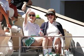 2025 French Open - Celebrities In Stands Day 6 NB