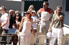 2025 French Open - Celebrities In Stands Day 6 NB