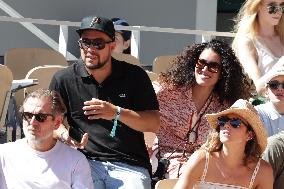 2025 French Open - Celebrities In Stands Day 6 NB