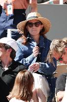 2025 French Open - Celebrities In Stands Day 6 NB