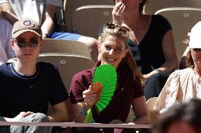 2025 French Open - Celebrities In Stands Day 6 NB