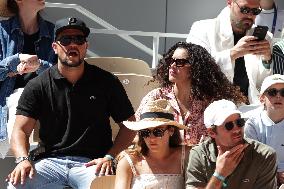 2025 French Open - Celebrities In Stands Day 6 NB
