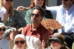 2025 French Open - Celebrities In Stands Day 6 NB