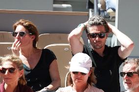 2025 French Open - Celebrities In Stands Day 6 NB