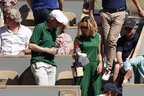2025 French Open - Celebrities In Stands Day 6 NB