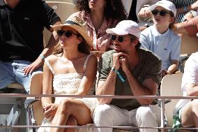 2025 French Open - Celebrities In Stands Day 6 NB