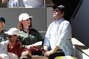 2025 French Open - Celebrities In Stands Day 6 NB