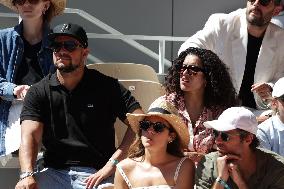2025 French Open - Celebrities In Stands Day 6 NB