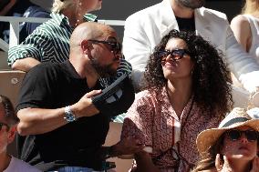 2025 French Open - Celebrities In Stands Day 6 NB