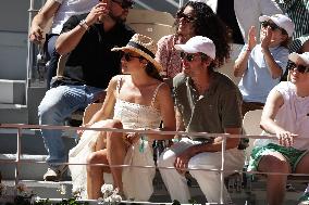 2025 French Open - Celebrities In Stands Day 6 NB
