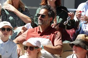 2025 French Open - Celebrities In Stands Day 6 NB