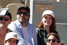 2025 French Open - Celebrities In Stands Day 6 NB