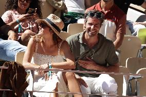 2025 French Open - Celebrities In Stands Day 6 NB