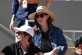 2025 French Open - Celebrities In Stands Day 6 NB