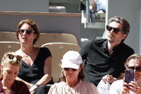 2025 French Open - Celebrities In Stands Day 6 NB