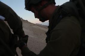 IDF Soldiers Training Hike - Israel