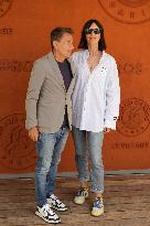 2025 French Open - Celebrities At Village Day 6 NB