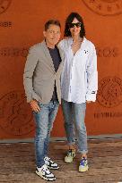 2025 French Open - Celebrities At Village Day 6 NB