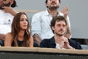 2025 French Open - Celebrities In Stand Day 6 NB