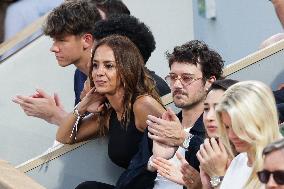 2025 French Open - Celebrities In Stand Day 6 NB