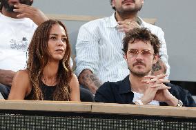 2025 French Open - Celebrities In Stand Day 6 NB