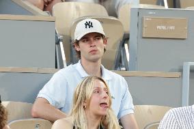 2025 French Open - Celebrities In Stand Day 6 NB