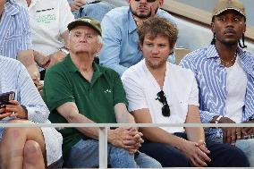 2025 French Open - Celebrities In Stand Day 6 NB