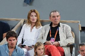 2025 French Open - Celebrities In Stand Day 6 NB