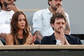 2025 French Open - Celebrities In Stand Day 6 NB