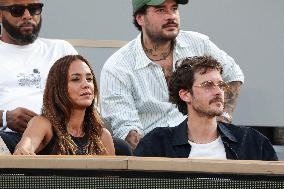 2025 French Open - Celebrities In Stand Day 6 NB