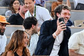2025 French Open - VIPs In The Stands Day 6