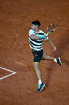 2025 French Open - Carlos Alcaraz v Damir Dzumhur  Day 6