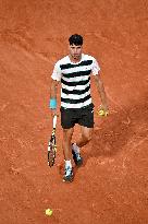 2025 French Open - Carlos Alcaraz v Damir Dzumhur  Day 6