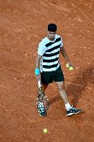 2025 French Open - Carlos Alcaraz v Damir Dzumhur  Day 6