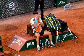 2025 French Open - Carlos Alcaraz v Damir Dzumhur  Day 6