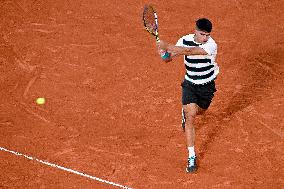 2025 French Open - Carlos Alcaraz v Damir Dzumhur  Day 6