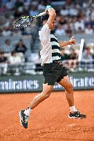 2025 French Open - Carlos Alcaraz v Damir Dzumhur  Day 6