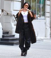 Amelia Gray Hamlin during a photoshoot in New York