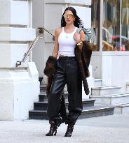 Amelia Gray Hamlin during a photoshoot in New York