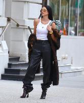 Amelia Gray Hamlin during a photoshoot in New York