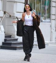 Amelia Gray Hamlin during a photoshoot in New York