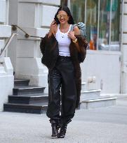 Amelia Gray Hamlin during a photoshoot in New York