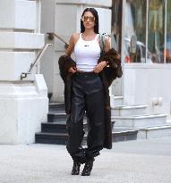 Amelia Gray Hamlin during a photoshoot in New York