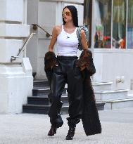 Amelia Gray Hamlin during a photoshoot in New York