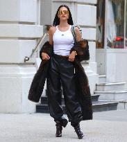 Amelia Gray Hamlin during a photoshoot in New York