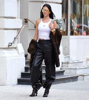 Amelia Gray Hamlin during a photoshoot in New York