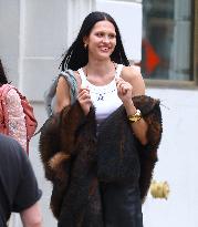 Amelia Gray Hamlin during a photoshoot in New York