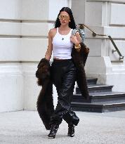 Amelia Gray Hamlin during a photoshoot in New York